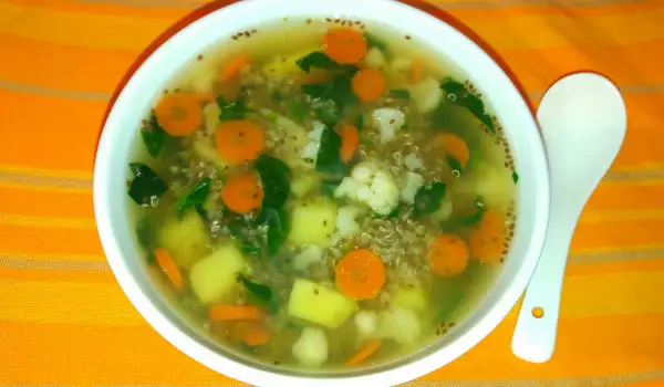 Dijetalna supa od povrća sa čijom i kinoom