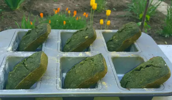 Vegan zeleni hlepčići sa kiseljakom i nanom