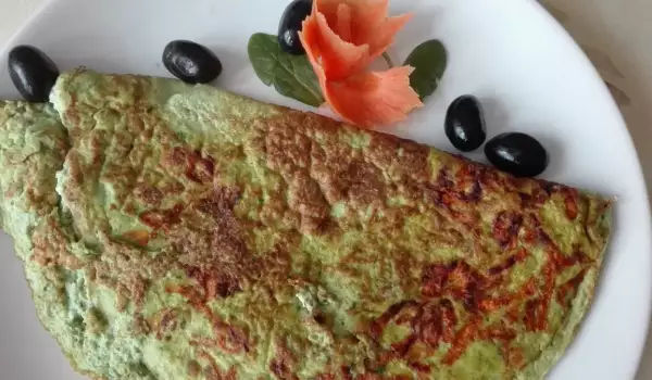 Zeleni omlet sa spanaćem i avokadom