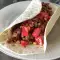 Burito sa patlidžanom i svežim paradajzom