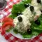 Salata sa jajima, šunkom i kukuruzom