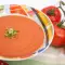 Krem čorba od pečenih paprika, paradajza i luka