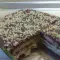 Torta sa piškotama, kafom i dve vrste pudinga