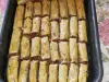 Baklava rolnice sa suvim grožđem