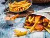 Fish n Chips tempura sa tartar sosom