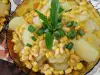 Krompir salata sa kukuruzom i mladim lukom