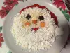 Praznična salata Deda Mraz