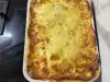 Musaka sa tikvicama, pirinčem i pilećim fileom