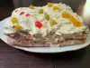 Voćna-malina torta sa piškotama