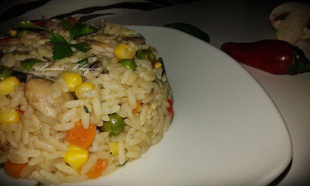 Pikantan rižoto sa povrćem