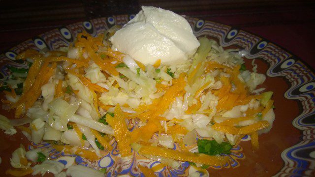 Salata od kupusa, šargarepe i majoneza