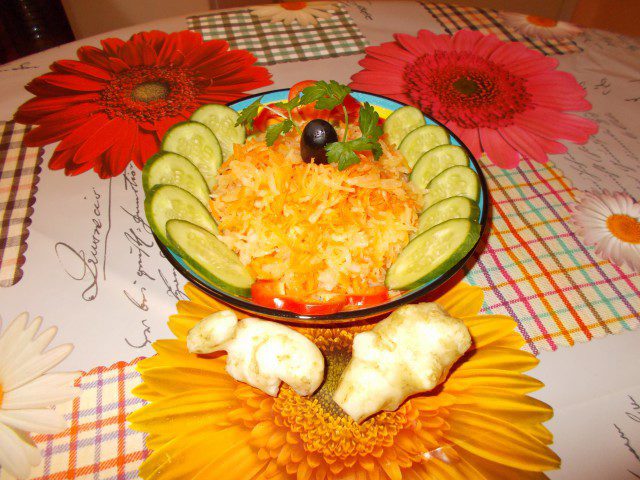 Vitaminska salata od čičoke sa šargarepom