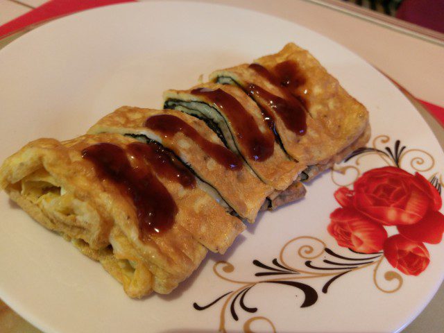 Japanski omlet sa kačkavaljem - Tamagojaki