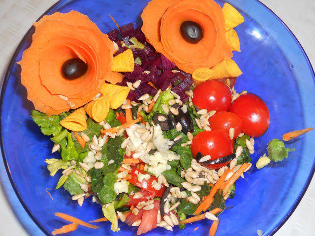 Prolećna salata šafrani