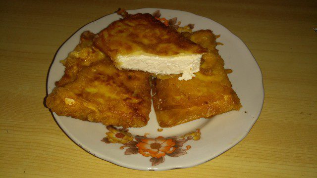 Pohovani sir u kori za pitu
