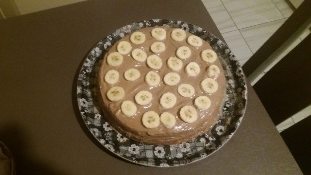 Ukusna torta sa bananama i čokoladom