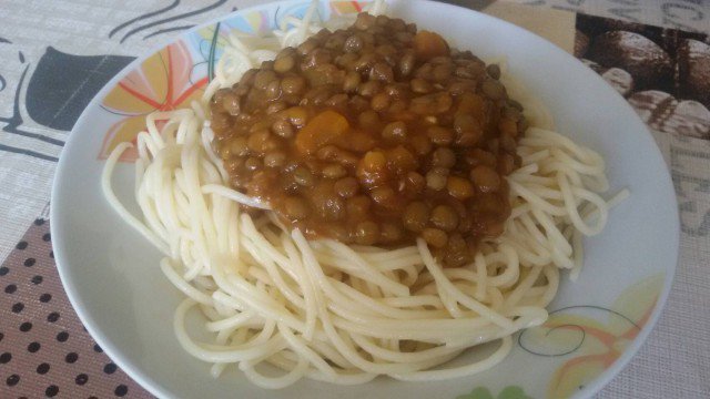 Špagete sa sočivom