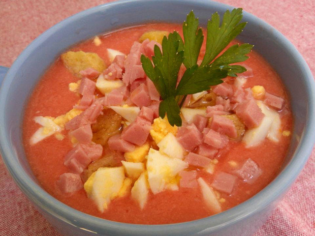 Hladna supa od paradajza Salmoreho