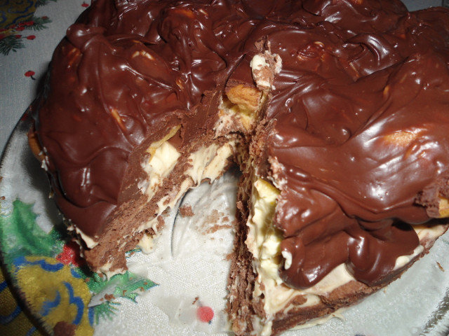 Brza torta sa keksom i eklerima