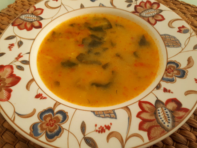Supa od spanaća sa fidom