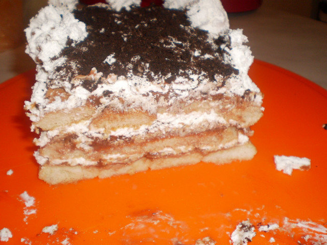 Brza torta sa piškotama, eurokremom i pavlakom