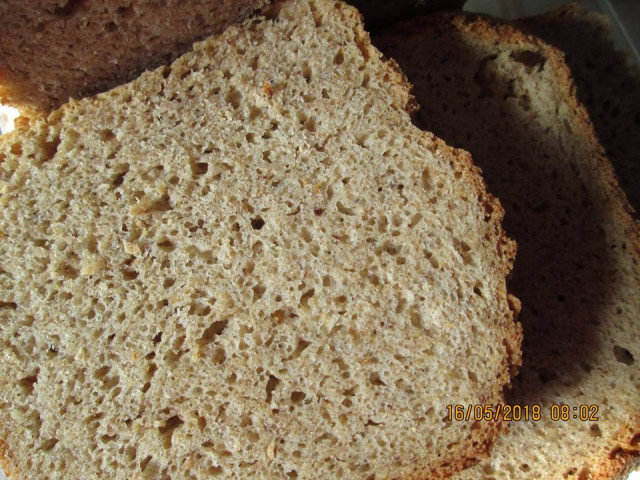 Integralni hleb sa ovsenim pahuljicama u mini pekari
