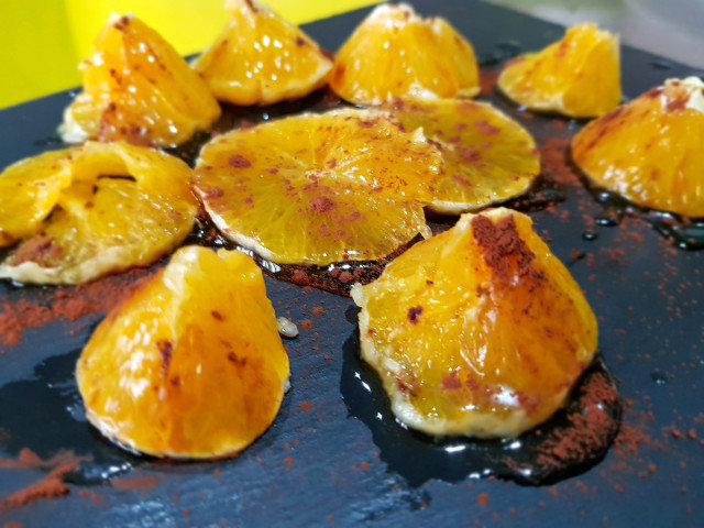 Karpačo od pomorandže sa medom i cimetom