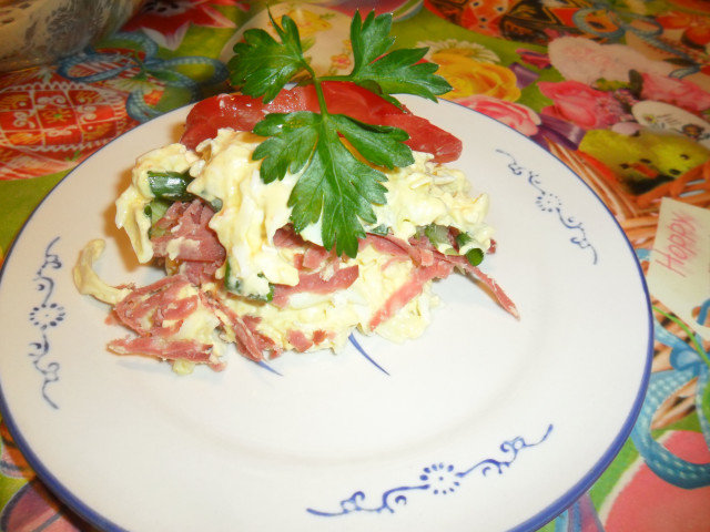 Ređana salata od jaja