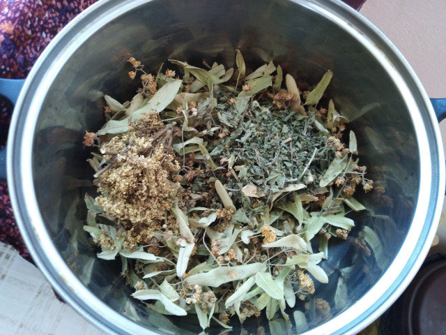 Hladni čaj od sušenog bilja sa medom