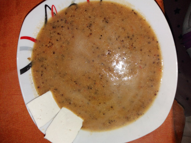 Vegan krem supa od crvenog sočiva