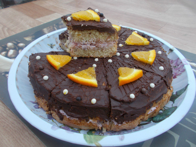 Integralni kolač sa čokoladom i pomorandžom