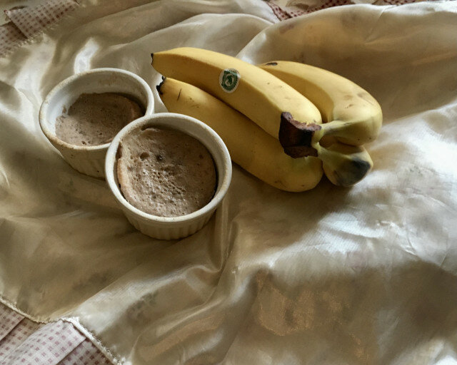 Vegan banana puding