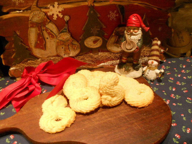Božićni našpricani keks