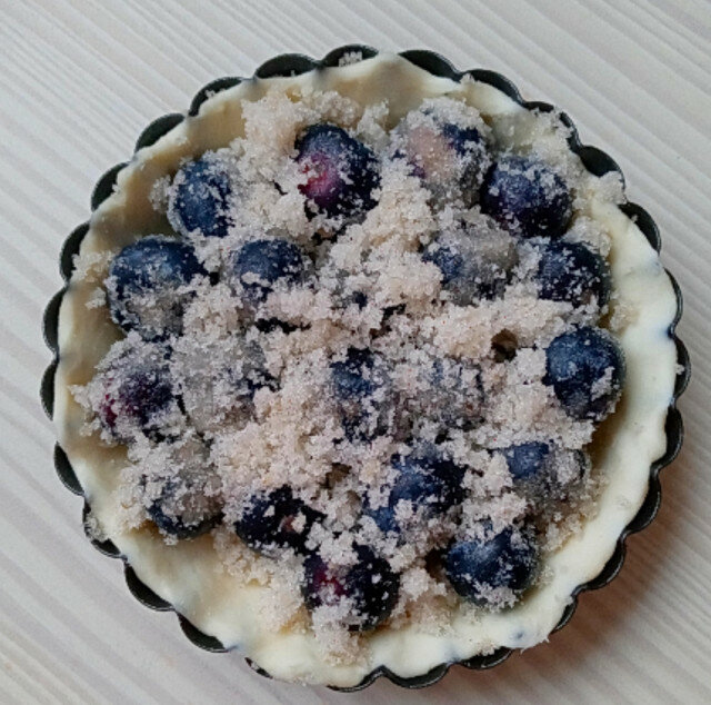Pite od borovnica sa lisnatim testom