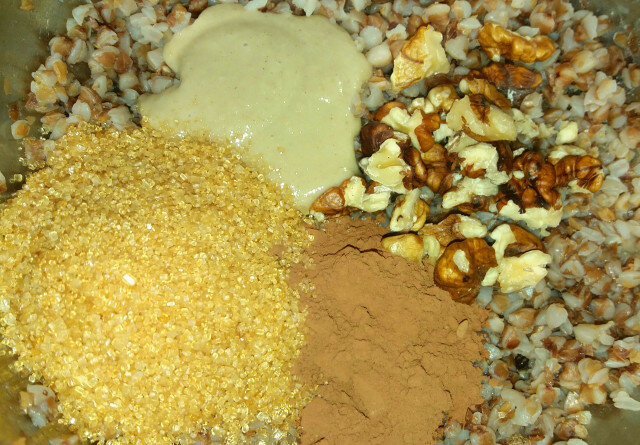 Slatka pašteta od heljde sa kakaom i orasima