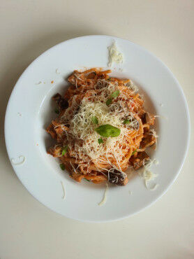 Špageti sa patlidžanom u sosu - Vege verzija