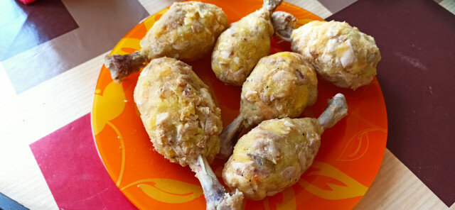 Pohovani pileći bataci sa krompirom