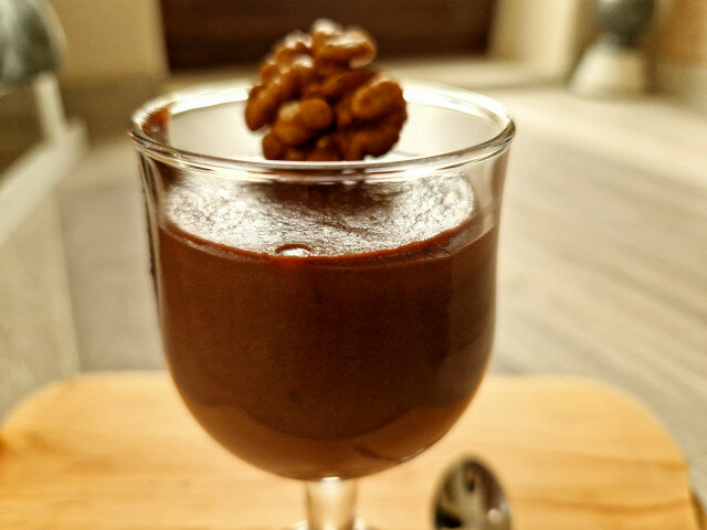 Veganski kakao puding sa orahovim mlekom