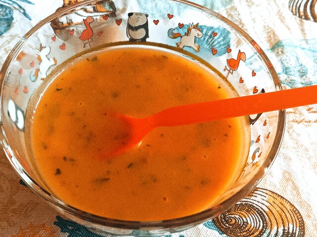 Supa sa paradajzom i krompirom bez zaprške za bebu