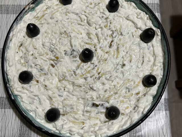 Mlečna salata Snežana