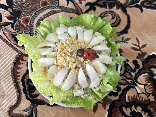 Uskršnja salata Bela rada sa bubamarom