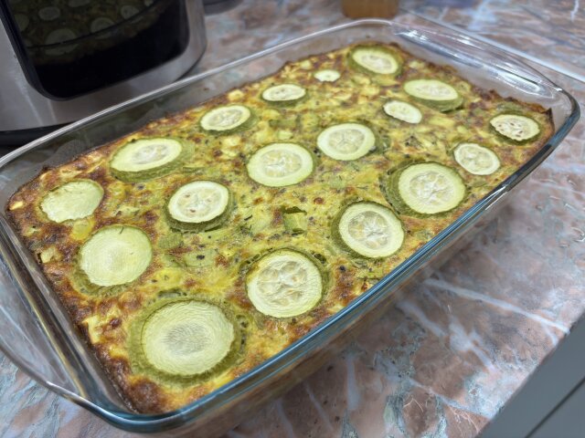 Gratin sa tikvicama i krompirom