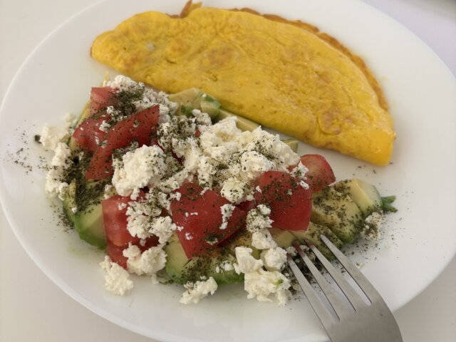 Omlet sa kačkavaljem